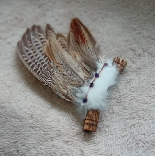 Spirit Wing Smudger.  Moon & Spiral Edition