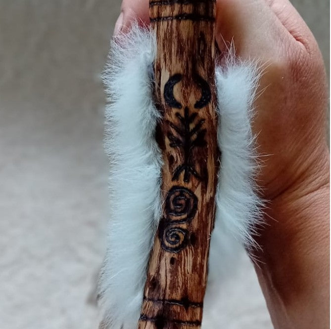 Spirit Wing Smudger.  Moon & Spiral Edition