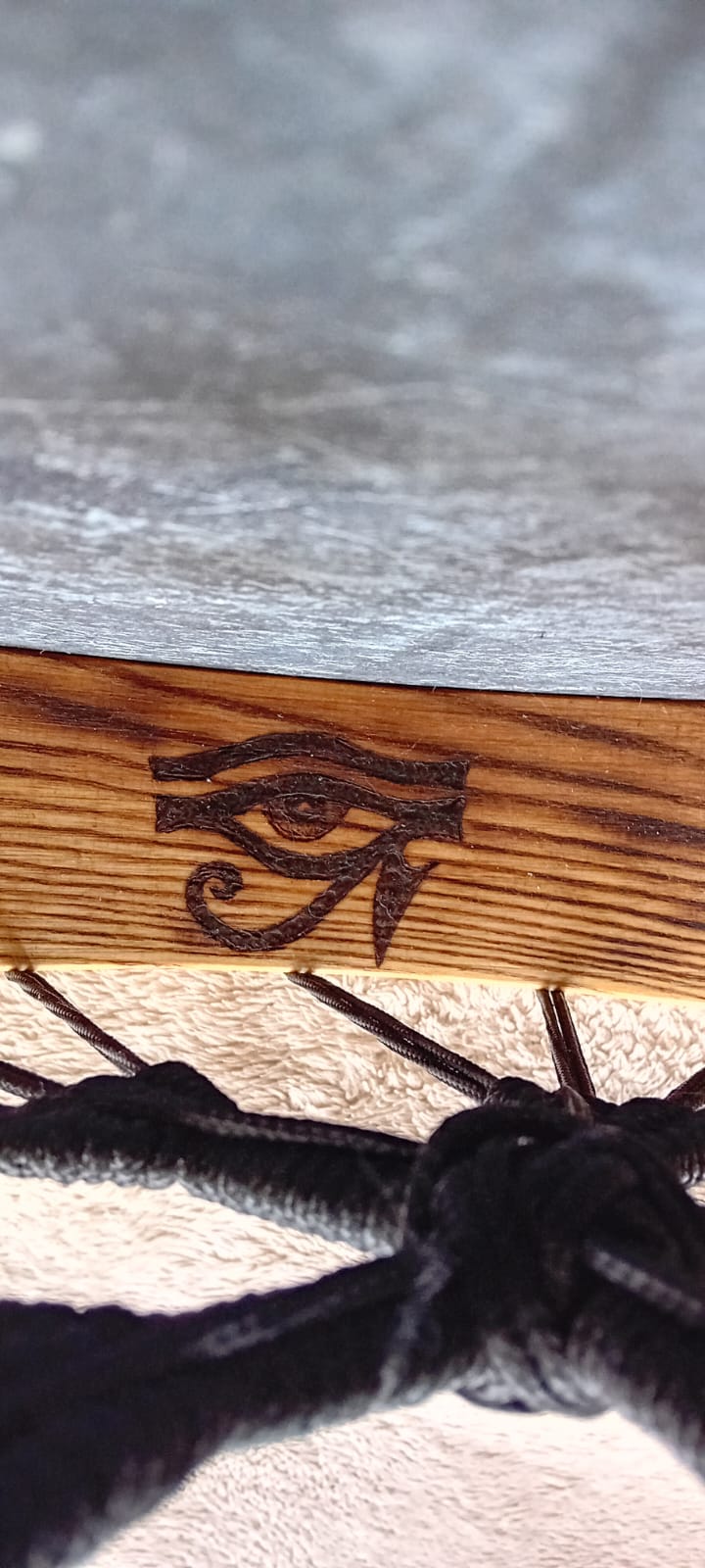 Shadow Guardian — 16-inch" Shamanic Drum with Beater, Rattle and Drum bag