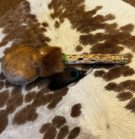 🌿 EARTH WALKER 🌿    Handmade Shamanic Rattle
