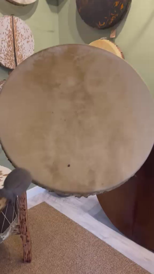 🦌 THE WANDERING SPIRIT Every Journey Leads Us Home 16" Irish Deer Shamanic Drum