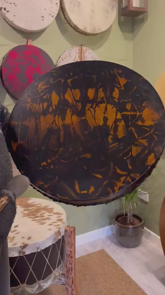 🔥 EMBERS OF THE ANCIENTS 🔥 20-inch Buffalo Hide Shamanic Drum.