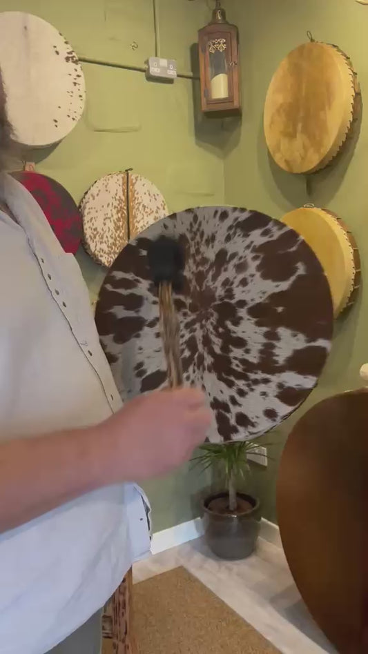 🌿 THE WILD HEART 🌿 16" cow Hide Shamanic Drum.